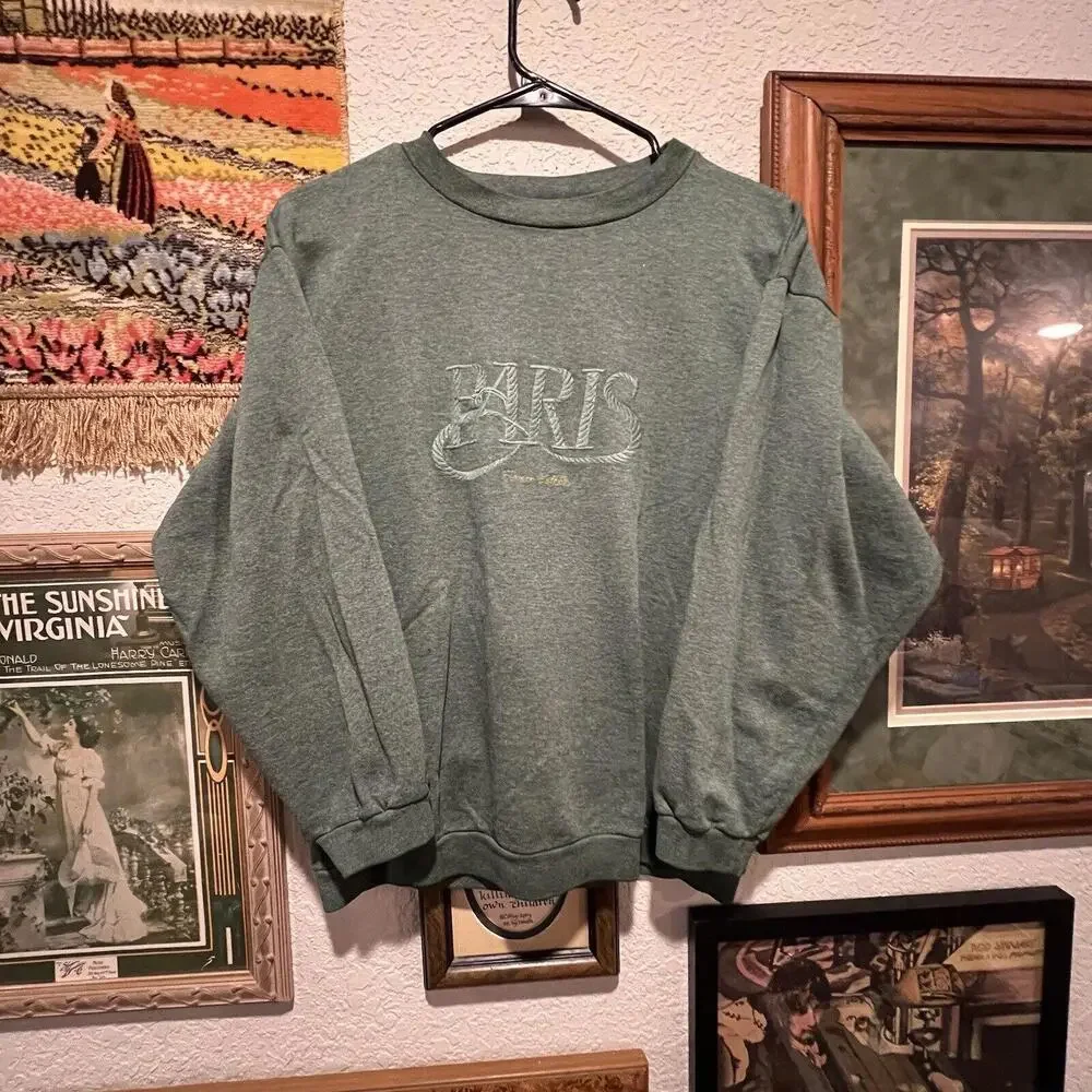 Vintage 80’s Paris France Sweater Size‎ Medium